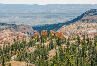 High angle view of landscape