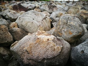 Full frame shot of pebbles