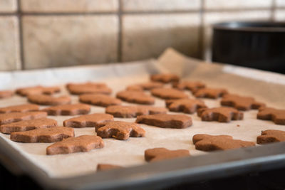 Close-up of cookies