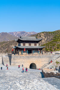 Yanmen pass great wall, shanxi, china