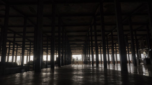 Full frame shot of illuminated ceiling