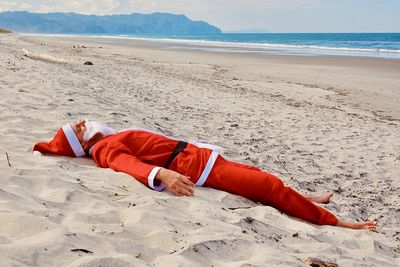 Santas beach nap