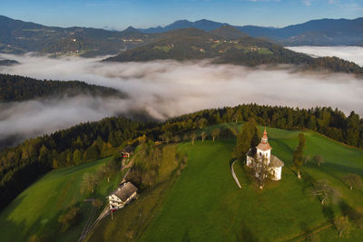 Panoramic view of landscape against sky