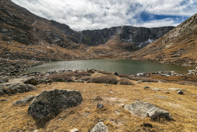 Summit lake in the mount evans wilderness, colorado