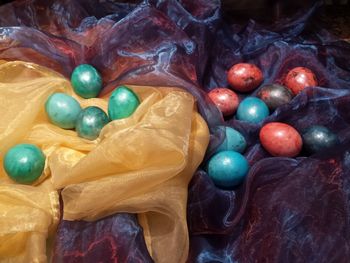 Close-up of multi colored candies