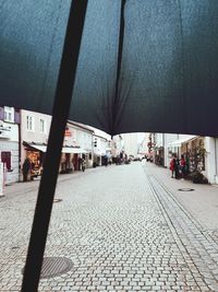 View of city street