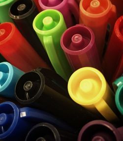 Close-up of colorful balloons