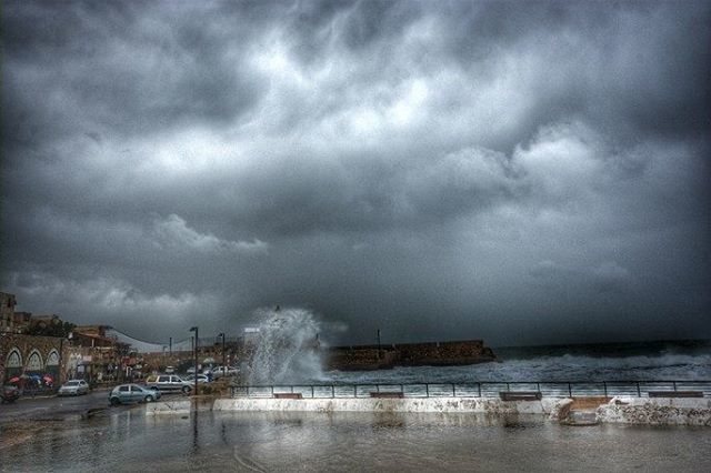 water, waterfront, sky, cloud - sky, sea, cloudy, weather, nautical vessel, storm cloud, overcast, transportation, beauty in nature, nature, scenics, building exterior, mode of transport, cloud, boat, dusk, built structure