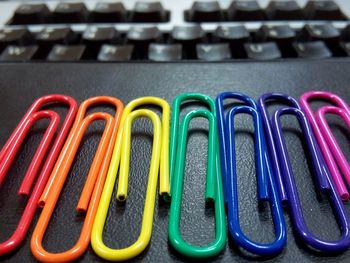 Close-up of colorful balls