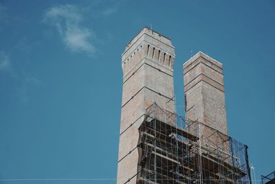 Low angle view of building against sky