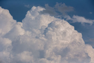 Low angle view of clouds in sky