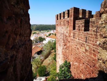 View of fort against sky