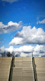 Low angle view of cloudy sky