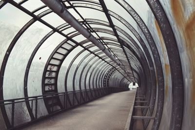 View of escalator