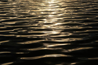 Full frame shot of rippled water