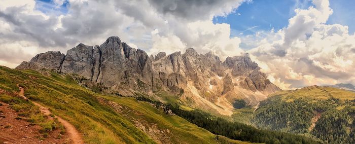 Panoramic view of landscape against sky