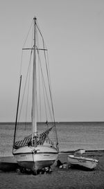 Boats in sea