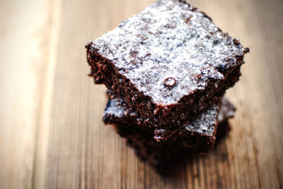 Close-up of brownies