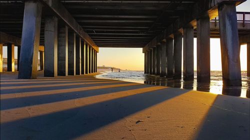 View of bridge over sea