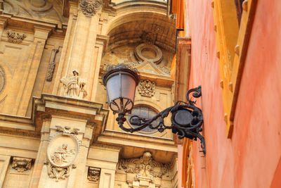 Low angle view of ornate building