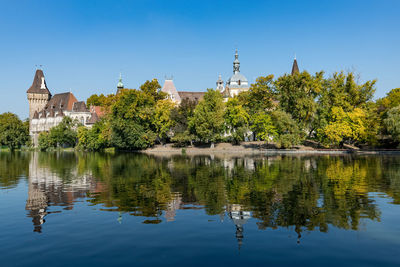 Vajdahunyad castle in budapest, hungary