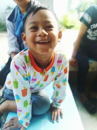 Portrait of smiling boy
