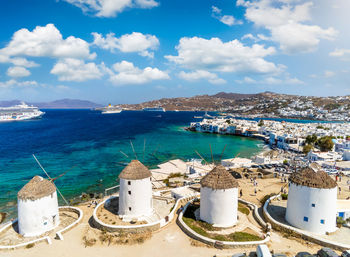 Panoramic view of sea against sky