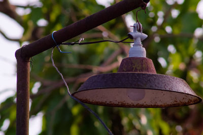 Close-up of security camera