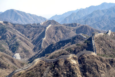 Scenic view of mountain range