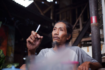 Relax and enjoy a cigarette