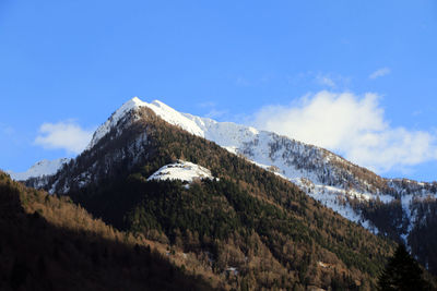Winter view of the italian mountains	
