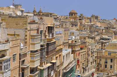 Aerial view of buildings in city