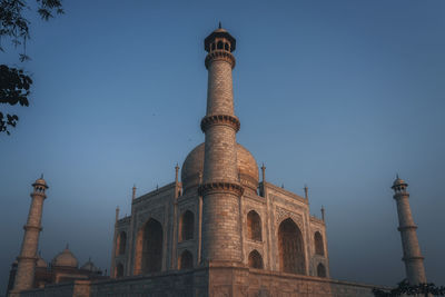 Low angle view of historic building against sky