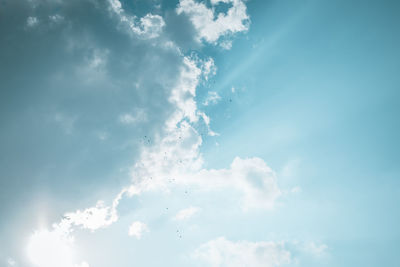 Low angle view of sky