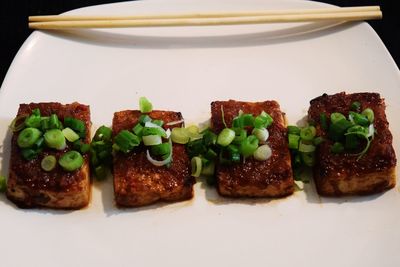 Close-up of food on plate