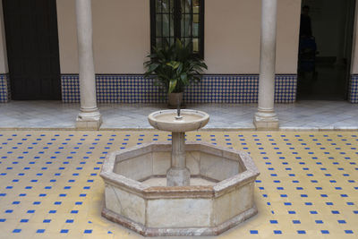 Fountain in building