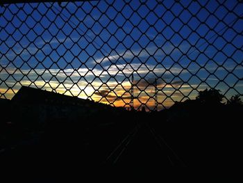 View of sky at sunset