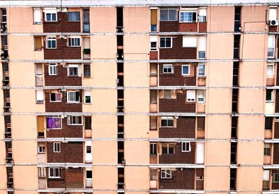 Full frame shot of residential building