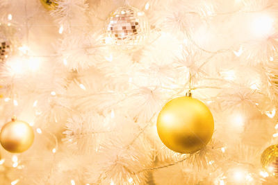 Close-up of christmas decoration