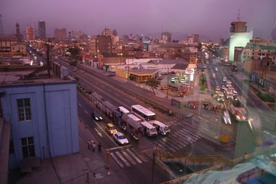 City street at night