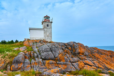 Pea point lighthouse, black's harbor, new brunswick, canada.