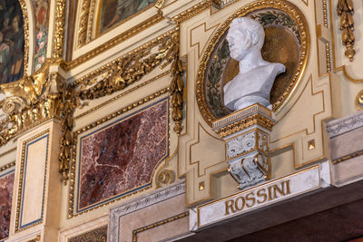 Low angle view of temple