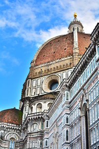 Low angle view of building against sky