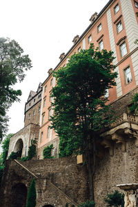 Low angle view of building against sky