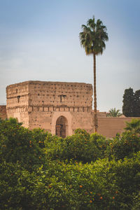 View of old ruins against sky