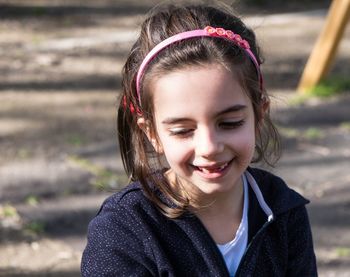 Portrait of a smiling girl