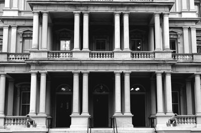 Facade of historic building in washington d.c.