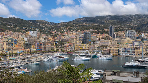 High angle view of monte carlo, monaco