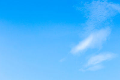 Low angle view of vapor trail in sky