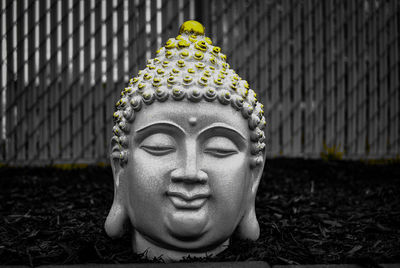 Close-up of buddha statue